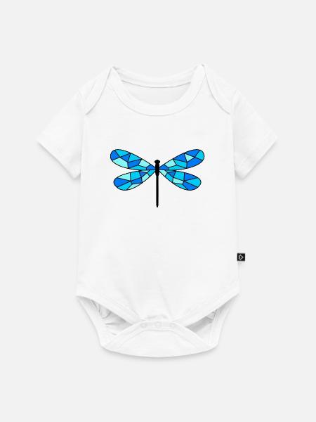 Die Libelle - Baby Premium Kurzarmbody - Weiß