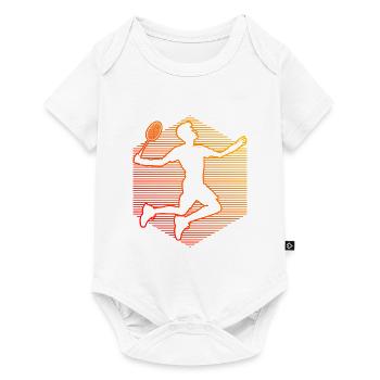 Men's Badminton Squash Badminton Players Badminton - Baby Premium short-sleeve bodysuit - white - Front