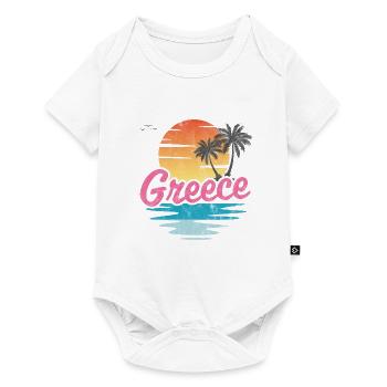 Grèce - Body à manches courtes Premium Bébé - blanc - Devant