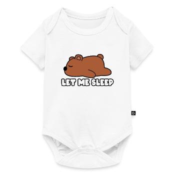Laisse moi dormir ours - Body à manches courtes Premium Bébé - blanc - Devant