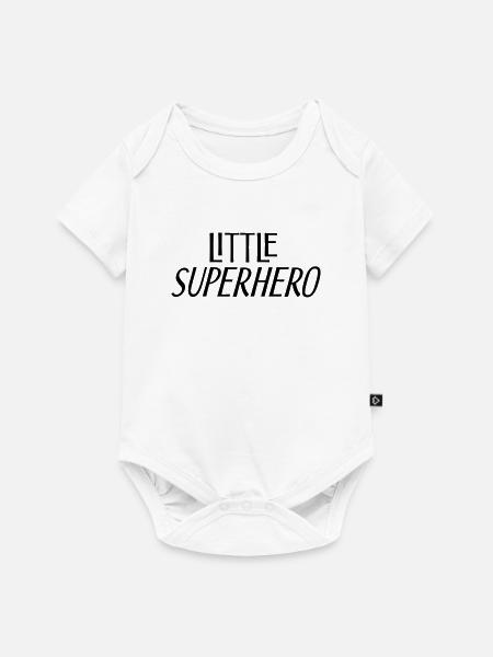 Little Superhero - Baby Premium Kurzarmbody - Weiß