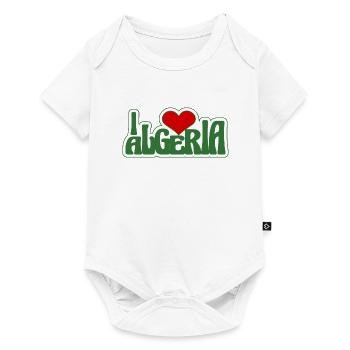 I LOVE ALGERIA - Baby Premium short-sleeve bodysuit - white - Front