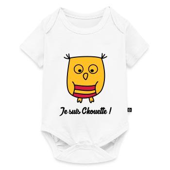 Hibou Chouette Baby Bébé Birth Enfant Sympa [S] - Baby Premium short-sleeve bodysuit - white - Front