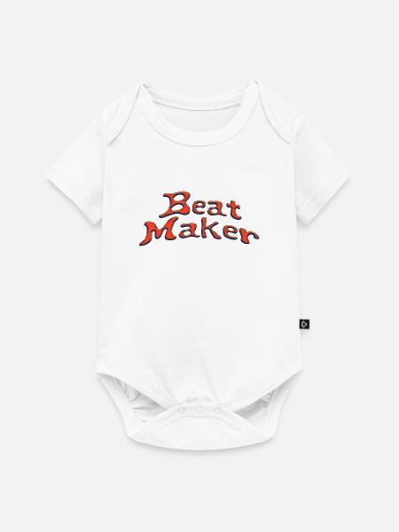Beat Maker - Baby Premium Kurzarmbody - Weiß