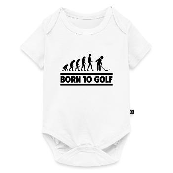 Golf Evolution Perfect gift for golfers - Baby Premium short-sleeve bodysuit - white - Front