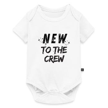 New to the crew - Baby Premium short-sleeve bodysuit - white - Front