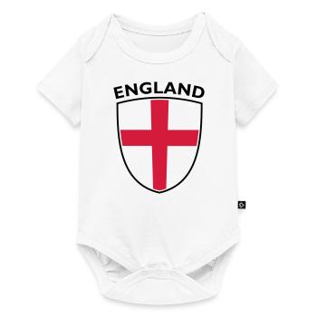 SHIELD ENGLAND ST GEORGES CROSS - Baby Premium short-sleeve bodysuit - white - Front