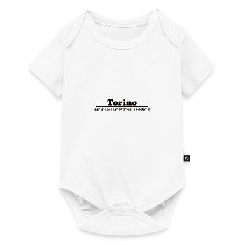 Turin Coordinates - Baby Premium short-sleeve bodysuit - white - Front