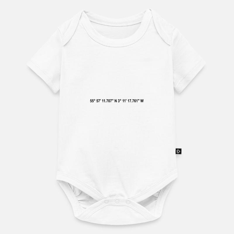Edinburgh Coordinates - Baby Premium short-sleeve bodysuit - white