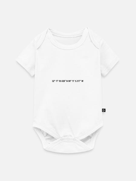 Jackson Koordinaten - Baby Premium Kurzarmbody - Weiß