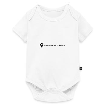 Coordonnées de Mayence - Body à manches courtes Premium Bébé - blanc - Devant