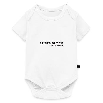 Gevelsberg Koordinaten - Baby Premium Kurzarmbody - Weiß - Vorne