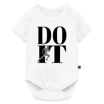 Do It Sport Fitness Cardio Running Jogging - Baby Premium short-sleeve bodysuit - white - Front