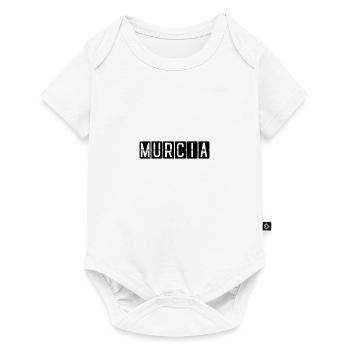 Panneau de l’aéroport de Murcie - Body à manches courtes Premium Bébé - blanc - Devant