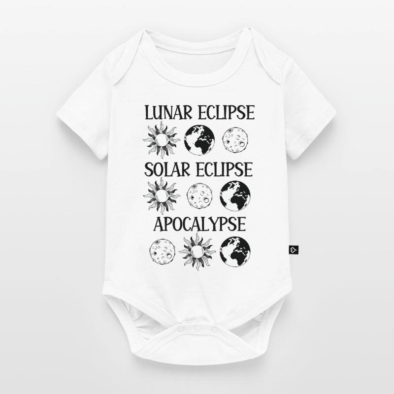 Lunar Eclipse Solar Eclipse Apocalypse Baby Premium short-sleeve bodysuit