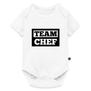 Team Chef - Baby Premium Kurzarmbody - Weiß - Vorne