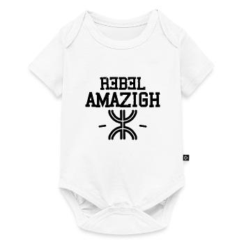 Rebel Amazigh pour les Amazigh et Berbère - Body à manches courtes Premium Bébé - blanc - Devant