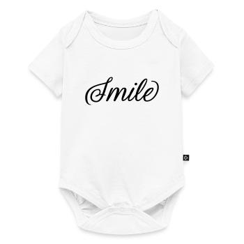 Smile - Baby Premium short-sleeve bodysuit - white - Front