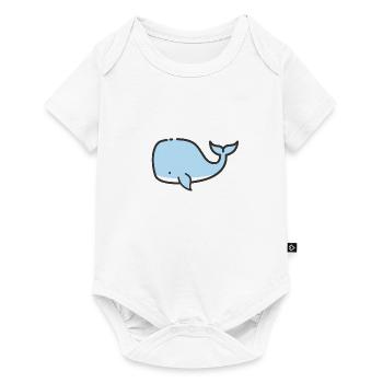 Sperm whale whale sea environment nature children baby - Baby Premium short-sleeve bodysuit - white - Front