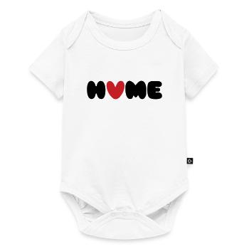 Home Is Where The Heart Is - Baby Premium short-sleeve bodysuit - white - Front