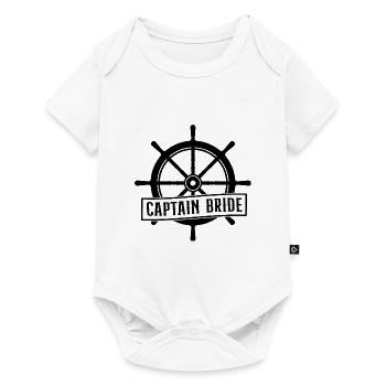 Captain Bride Sailboat Sailing Sailing Boat Skippe - Baby Premium Kurzarmbody - Weiß - Vorne