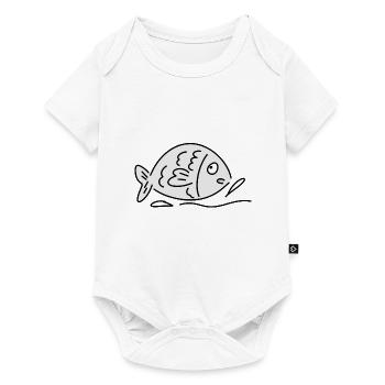 Fish Water Animal Marine animal - Baby Premium short-sleeve bodysuit - white - Front
