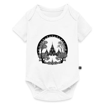Thailand Temple Plant Dream Holiday Country - Baby Premium short-sleeve bodysuit - white - Front
