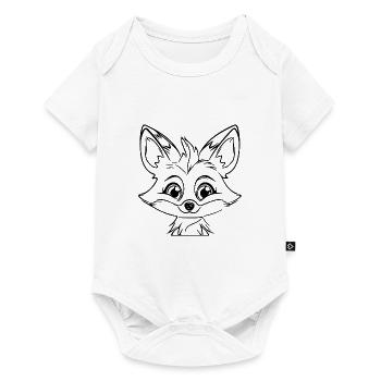 Mignon Mignon Enfants Fox - Body à manches courtes Premium Bébé - blanc - Devant