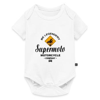 Supermotard - Body à manches courtes Premium Bébé - blanc - Devant