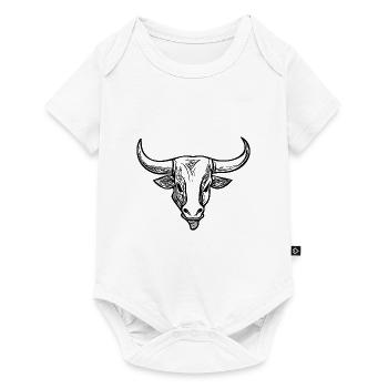 Taurus Zodiac Grill Taurus Mythology - Baby Premium short-sleeve bodysuit - white - Front