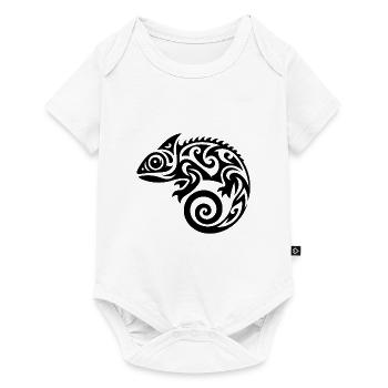 Pretty little chameleon tattoo - Baby Premium short-sleeve bodysuit - white - Front