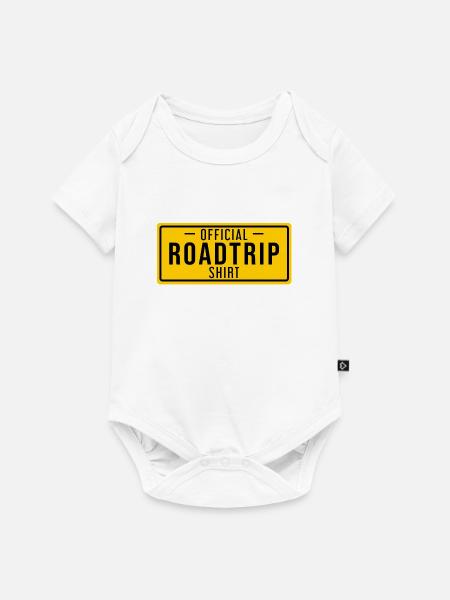 ROADTRIP SHIRT - Baby Premium Kurzarmbody - Weiß
