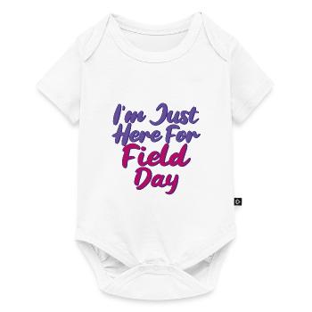 I'm Just Here For Field Day 28 - Baby Premium short-sleeve bodysuit - white - Front