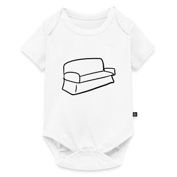 Sofa Symbol Living Room Furniture - Baby Premium short-sleeve bodysuit - white - Front