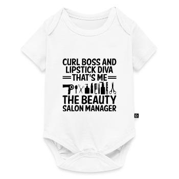 SPA Manager Job Wellness Funny SPA Management Sayi - Baby Premium short-sleeve bodysuit - white - Front