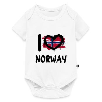 I love Norway / I love Norway Country Countries - Baby Premium short-sleeve bodysuit - white - Front