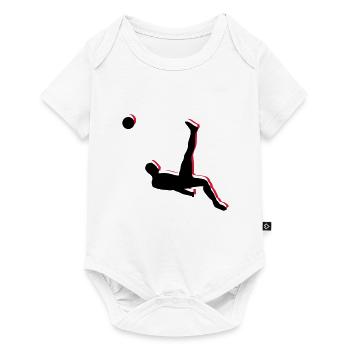 Soccer Overhead Kick Sports - Baby Premium short-sleeve bodysuit - white - Front