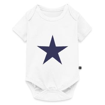 ETOILE. STAR. ETOILES. FÊTE. ANNIVERSAIRE. NOËL. - Body à manches courtes Premium Bébé - blanc - Devant