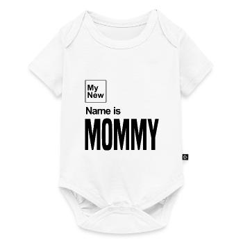 Mon nouveau nom est maman - Body à manches courtes Premium Bébé - blanc - Devant