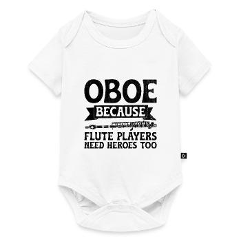Oboe Player Oboe Basoonist Marching Band Instrumen - Baby Premium short-sleeve bodysuit - white - Front