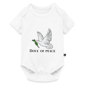 Dove of peace - Baby Premium Kurzarmbody - Weiß - Vorne