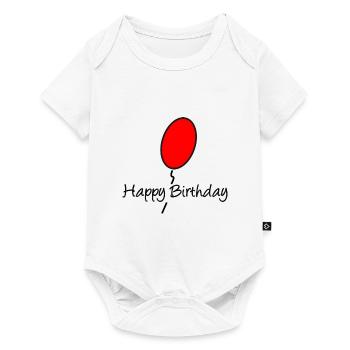 HAPPY BIRTHDAY. HAPPY BIRTHDAY. ANNIVERSARY. - Baby Premium short-sleeve bodysuit - white - Front