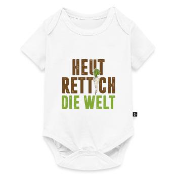 Gärtner Heut Rettich Die Welt Gartenarbeit Gärtner - Baby Premium Kurzarmbody - Weiß - Vorne