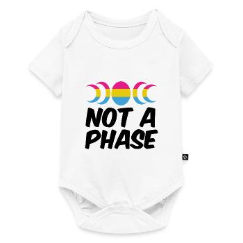 Not A Phase Gay Bisexual Pride Rainbow Lgbtq Diver - Baby Premium Kurzarmbody - Weiß - Vorne