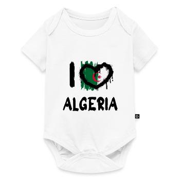 I love Algeria / I love Algeria Country Countries - Baby Premium short-sleeve bodysuit - white - Front