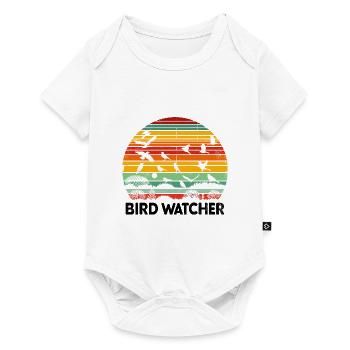 Bird Watcher Birds Birdwatching Birdwatcher Birder - Baby Premium short-sleeve bodysuit - white - Front