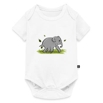 Elephant Animal Symbol Nature - Baby Premium short-sleeve bodysuit - white - Front