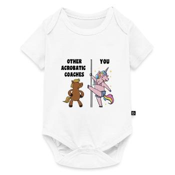 Other Acrobatic Coaches You Acrobat Gymastics Gymn - Baby Premium Kurzarmbody - Weiß - Vorne