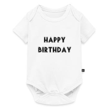 JAHRESTAG. ALLES GUTE ZUM GEBURTSTAG!. ALLES GUTE ZUM GEBURTSTAG!. - Baby Premium Kurzarmbody - Weiß - Vorne