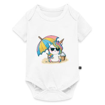 Unicorn Fairy Dust - Let yourself be enchanted. - Baby Premium short-sleeve bodysuit - white - Front